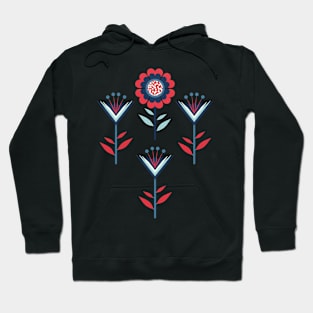 Retro Spring Flowers III Hoodie